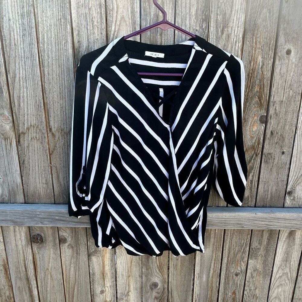 Maurices blouse 3/4 half sleeve size medium